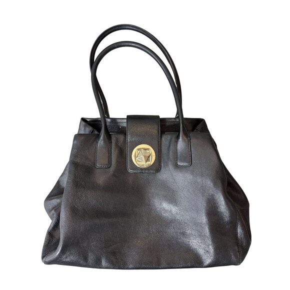 kate spade Handbags - Kate Spade Anisha Chrystie black butter-soft leather tote bag gold-tone hardware
